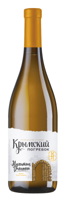 Вино Крымский Погребок бел п/сл 0,75л 10-12%