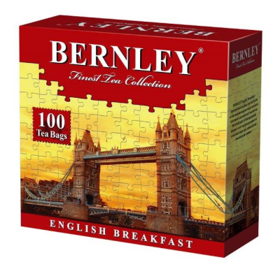 Чай Бернли Инглиш Брэкфаст черный 100пак