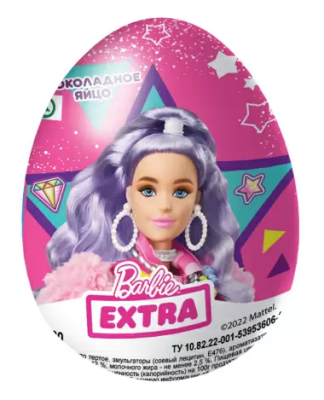 Яйцо шоколадное SPAR Kids Барби 20г