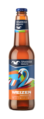 Пиво светлое н/ф Горьковская Пивоварня Пшеничное 0,44л 5% ст/б