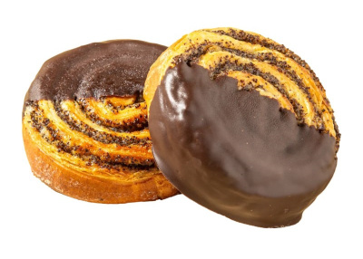 Слойка-витушка с маком и шоколадом Кёнигсбеккер 130г