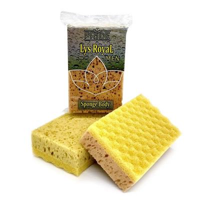 Губка банная с массажным слоем для мужчин Lys Royal PRIDE