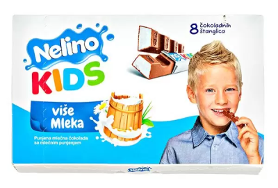 Шоколад Нелино Кидс молочный 100г