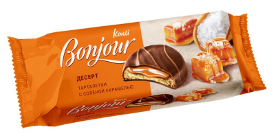 Десерт Бонжур с Соленой карамелью 220г