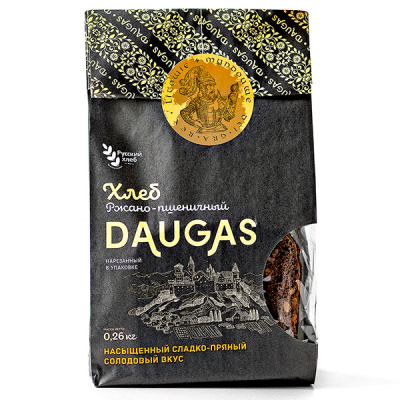 Хлеб Даугас РХ нарезанный 260г