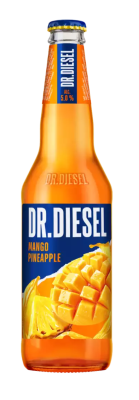 Напиток пивной Доктор Дизель Манго/Ананас 0,4л 5% ст/б