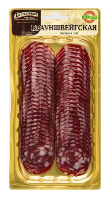 Колбаса с/к Брауншвейгская Егорьевская КГФ нарезка 100г