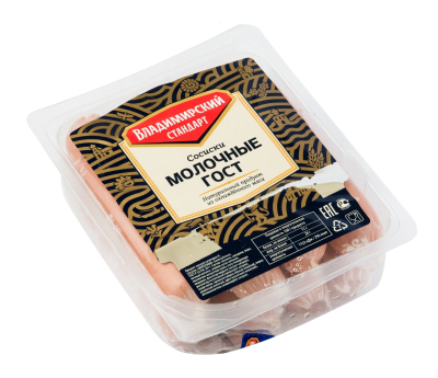 Сосиски Молочные ГОСТ Владимирский стандарт 480г