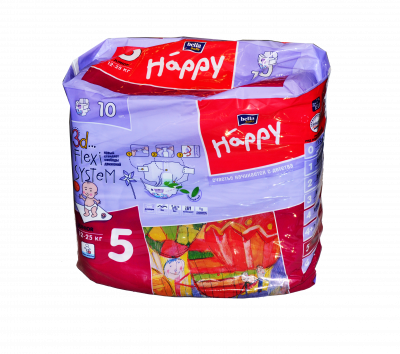 Подгузники Белла Хэппи А10 №5 NEW джуниор 12-25кг