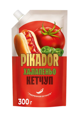Кетчуп Пикадор Халапеньо 300г д/п