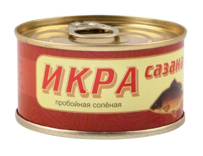 Икра сазана пробойная соленая Авистрон 120г ж/б