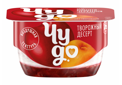 Десерт творожный Чудо вишня/черешня 4,0 % 100г БЗМЖ