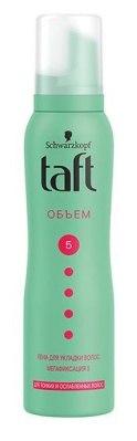 Пена для волос Тафт 225мл Классик Объем с коллагеномм