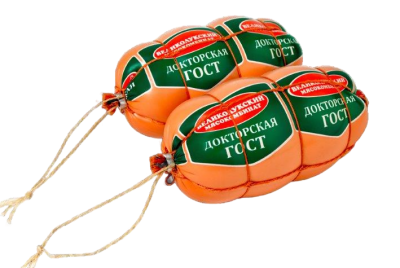 Колбаса вареная Докторская ГОСТ ВМК 500г