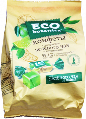 Конфеты Eco Botanica зеленый чай