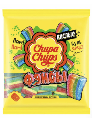 Мармелад жевательный Чупа-Чупс Кислые Фансы 150г