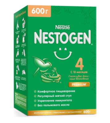 Смесь молочная Нестожен №4 с 18мес 600г БЗМЖ