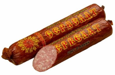 Колбаса в/к Сервелат ГОСТ Коляда 400г