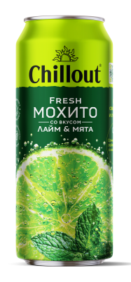 Напиток газ Чиллаут Фреш Мохито 0,45л ж/б