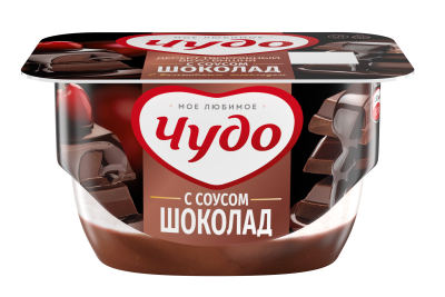 Десерт творожный Чудо Вишня/Шоколад 4,4% 100г БЗМЖ