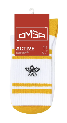 Носки женские Омса 153 белые 35-38