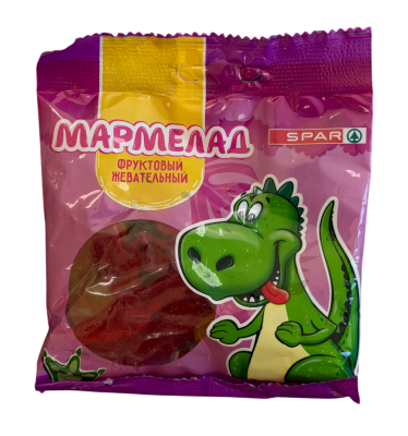 Мармелад жевательный SPAR Фруктовые фигурки Акулы 75г