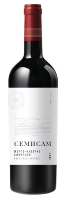 Вино Семисам Мерло-Каберне Совиньон кр сух 0,75л 14,5%