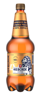 Пиво светлое Невское 1,2л 4,6%