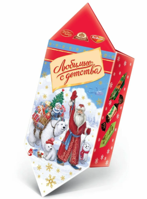 Подарок новогодний Любимые с детства конфеты 350г