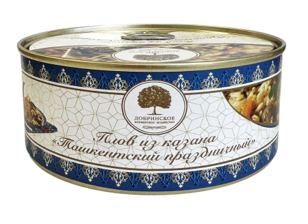 Плов из казана Ташкентский праздничный Добринское ФХ 325г ж/б