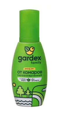 Спрей от комаров Gardex Family 100мл