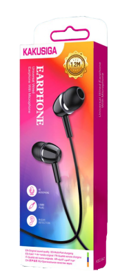 Наушники внутриканальные Kakusiga KSC-847 микрофон 3,5мм 1,2м