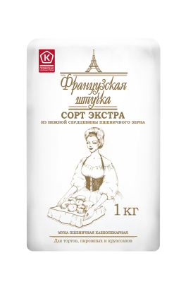 Мука пшеничная Французская штучка Экстра 1кг