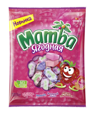 Конфеты жевательные Мамба Ягодная 70г