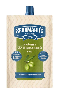 Майонез Хеллманнс Оливковый 67% 300г
