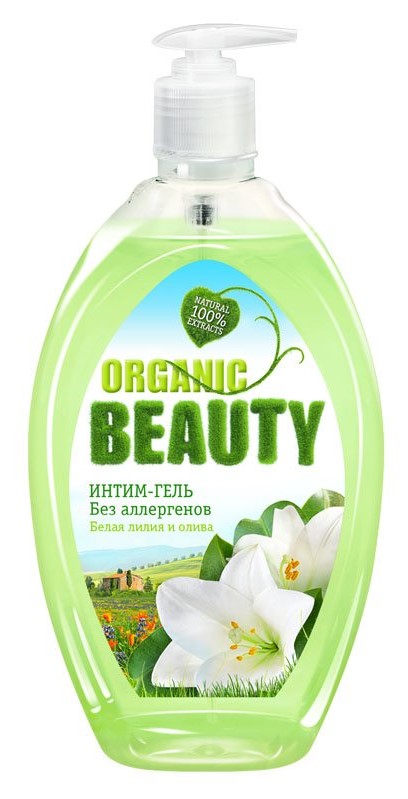 Гель для интимной гигиены Органик Бьюти Белая лилия/Олива 500мл