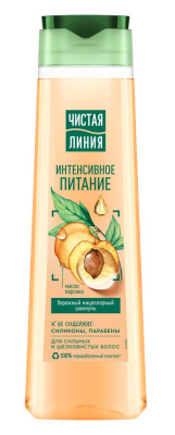Шампунь Чистая Линия 400мл Интенсивное питание