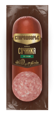 Колбаса в/к Сочинка по-фински с сочным окороком Стародворье 300г