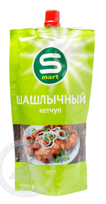 Кетчуп Smart шашлычный 230г д/п