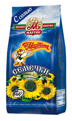 Семечки От Мартина отборные с морской солью 200г