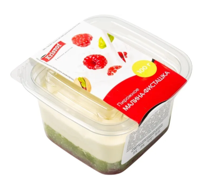 Пирожное Малина-Фисташка Кристоф 100г