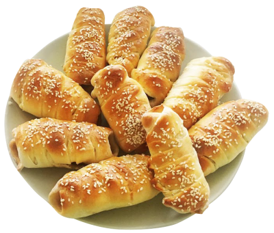 Сосиска в тесте с сыром и соусом 140г Цех