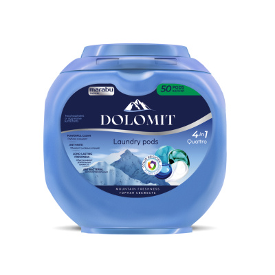 Капсулы для стирки Марабу 4в1 Горная свежесть 50шт