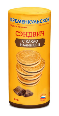 Печенье Кременкульское Сказ от Марии какао начин 250г