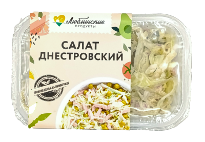 Салат Днестровский  г/уп Люблинские продукты 200г