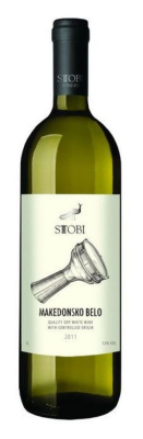 Вино Стоби Македонское бел сух 1л