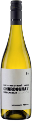 Вино Зибенштайн Зелекцион Шардоне Трокен Дойча Квалитетсвайн бел сух 0,75л 13%