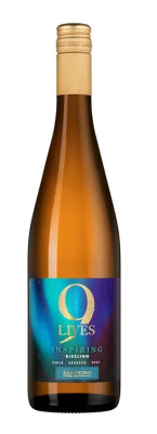 Вино 9 Лайвс Инспайринг Рислинг Резерв 2021 бел сух 0,75л 13%