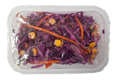 Салат из краснокочанной капусты с овощами и кукурузой ЛП 200г
