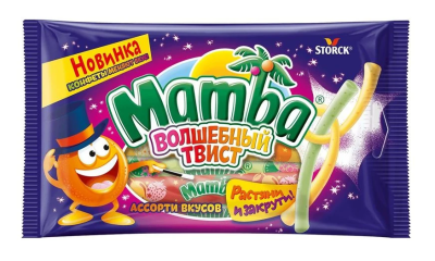 Конфеты жевательные Мамба Волшебный Твист 70г